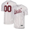 Custom Mississippi State Bulldogs Baseball Pinstripe Jersey - All Stitched