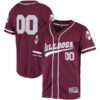 Custom Mississippi State Bulldogs Baseball Colosseum Maroon Jersey - All Stitched
