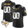 Custom Texas Longhorns Football Black Gold Limited Jersey - All Stitched
