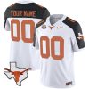 Custom Texas Longhorns Football White Reverse Vapor F.U.S.E Limited Jersey - All Stitched