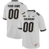 Custom Colorado Buffaloes Football White Away Jersey - All Stitched