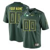Custom Oregon Ducks Football Green Mighty Oregon Jersey - All Stitched