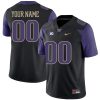 Custom Washington Huskies Football Black Alternate Jersey - All Stitched