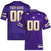 Custom Washington Huskies Football Alternate Purple Premier Jersey - All Stitched