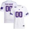 Custom Washington Huskies Football White Premier Jersey - All Stitched