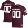 Custom Texas A&M Aggies Football Maroon Premier Jersey - All Stitched