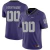 Custom TCU Horned Frogs Football Purple Home Game Jersey - All Stitched