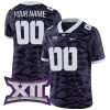 Custom TCU Horned Frogs Football Purple Limited Jersey - All Stitched
