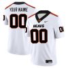 Custom Oregon State Beavers Football White Away Game Jersey - All Stitched