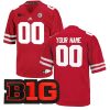 Custom Nebraska Cornhuskers Football Scarlet Jersey - All Stitched