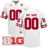 Custom Nebraska Cornhuskers Football White Jersey - All Stitched
