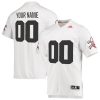 Custom Nebraska Cornhuskers Football White Premier Strategy Jersey - All Stitched