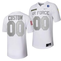 Custom Air Force Falcons Football White Rivalry Jersey - All Stitched