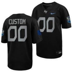 Custom Air Force Falcons Football Black Rivalry Jersey - All Stitched