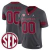 Custom Oklahoma Sooners Football Grey Alternate Game Jersey - All Stitched