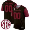 Custom Oklahoma Sooners Football Legend Black Jersey - All Stitched
