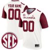 Custom Oklahoma Sooners Football Legend White Jersey - All Stitched