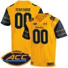Custom California Golden Bears Football Gold Alternate Game Jersey - All Stitched