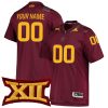 Custom Arizona State Sun Devils Football Maroon Premier Jersey - All Stitched