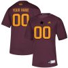 Custom Arizona State Sun Devils Football Maroon Game Jersey - All Stitched
