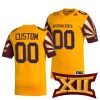 Custom Arizona State Sun Devils Football Gold Premier Jersey - All Stitched