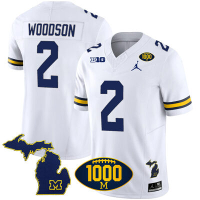 Charles Woodson Michigan Wolverines Football White Vapor F.U.S.E Limited Jersey - All Stitched