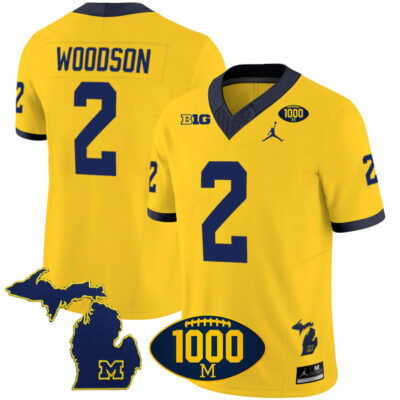 Charles Woodson Michigan Wolverines Football Maize Vapor F.U.S.E Limited Jersey - All Stitched