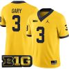 Rashan Gary Michigan Wolverines Football Maize Alternate Jersey - All Stitched