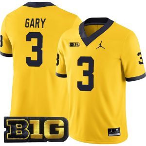 Rashan Gary Michigan Wolverines Football Maize Alternate Jersey - All Stitched