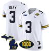 Rashan Gary Michigan Wolverines Football White Vapor F.U.S.E Limited Jersey - All Stitched