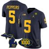 Jabrill Peppers Michigan Wolverines Football Navy Vapor F.U.S.E Limited Jersey - All Stitched