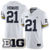 Desmond Howard Michigan Wolverines Football White Away Jersey - All Stitched