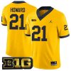 Desmond Howard Michigan Wolverines Football Maize Alternate Jersey - All Stitched