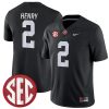 Derrick Henry Alabama Crimson Tide Football Black Alternate Game Jersey - All Stitched