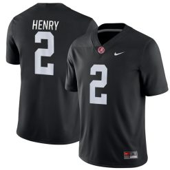 Derrick Henry Alabama Crimson Tide Football Black Alternate Game Stitched Jersey