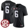DeVonta Smith Alabama Crimson Tide Football Black Alternate Game Jersey - All Stitched