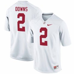 Caleb Downs Alabama Crimson Tide Football White Alumni Stitched Jersey