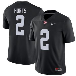 Jalen Hurts Alabama Crimson Tide Football Black Alternate Game Stitched Jersey