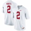 Jalen Hurts Alabama Crimson Tide Football White Alumni Stitched Jersey