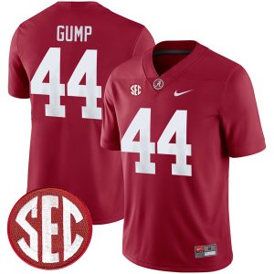 Forrest Gump Alabama Crimson Tide Football Crimson Home Game Jersey - All Stitched
