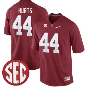Forrest Gump Alabama Crimson Tide Football Crimson Alumni Stitched Jersey w/ SEC Patch