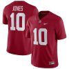 Mac Jones Alabama Crimson Tide Football Crimson Home Game Stitched Jersey
