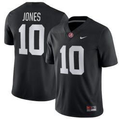 Mac Jones Alabama Crimson Tide Football Black Alternate Game Stitched Jersey