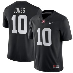 Mac Jones Alabama Crimson Tide Football Black Alternate Game Stitched Jersey