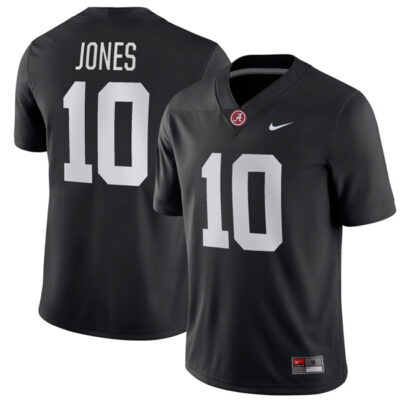 Mac Jones Alabama Crimson Tide Football Black Alternate Game Stitched Jersey