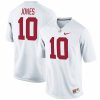 Mac Jones Alabama Crimson Tide Football White Alumni Stitched Jersey