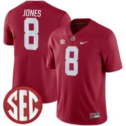 Julio Jones Alabama Crimson Tide Football Crimson Home Game Jersey - All Stitched