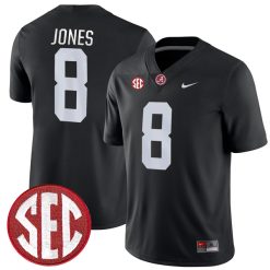 Julio Jones Alabama Crimson Tide Football Black Alternate Game Jersey - All Stitched