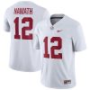 Joe Namath Alabama Crimson Tide Football White Away Game Stitched Jersey