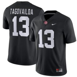 Tua Tagovailoa Alabama Crimson Tide Football Black Alternate Game Stitched Jersey